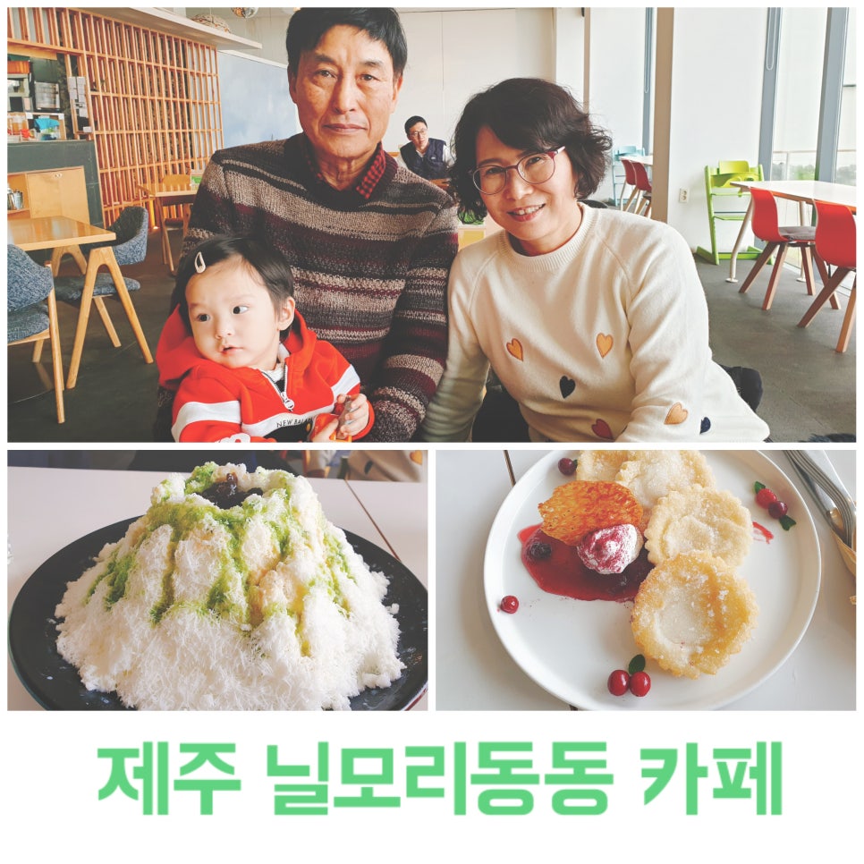 Jeju Trip with 16-Month-Old: Neulmoree Cafe, Hallasan Shaved Ice, Jeju Jeerum Rice Cake Pancakes, Young Mandarin Tea, Wobbly Ice Cream, Day 1