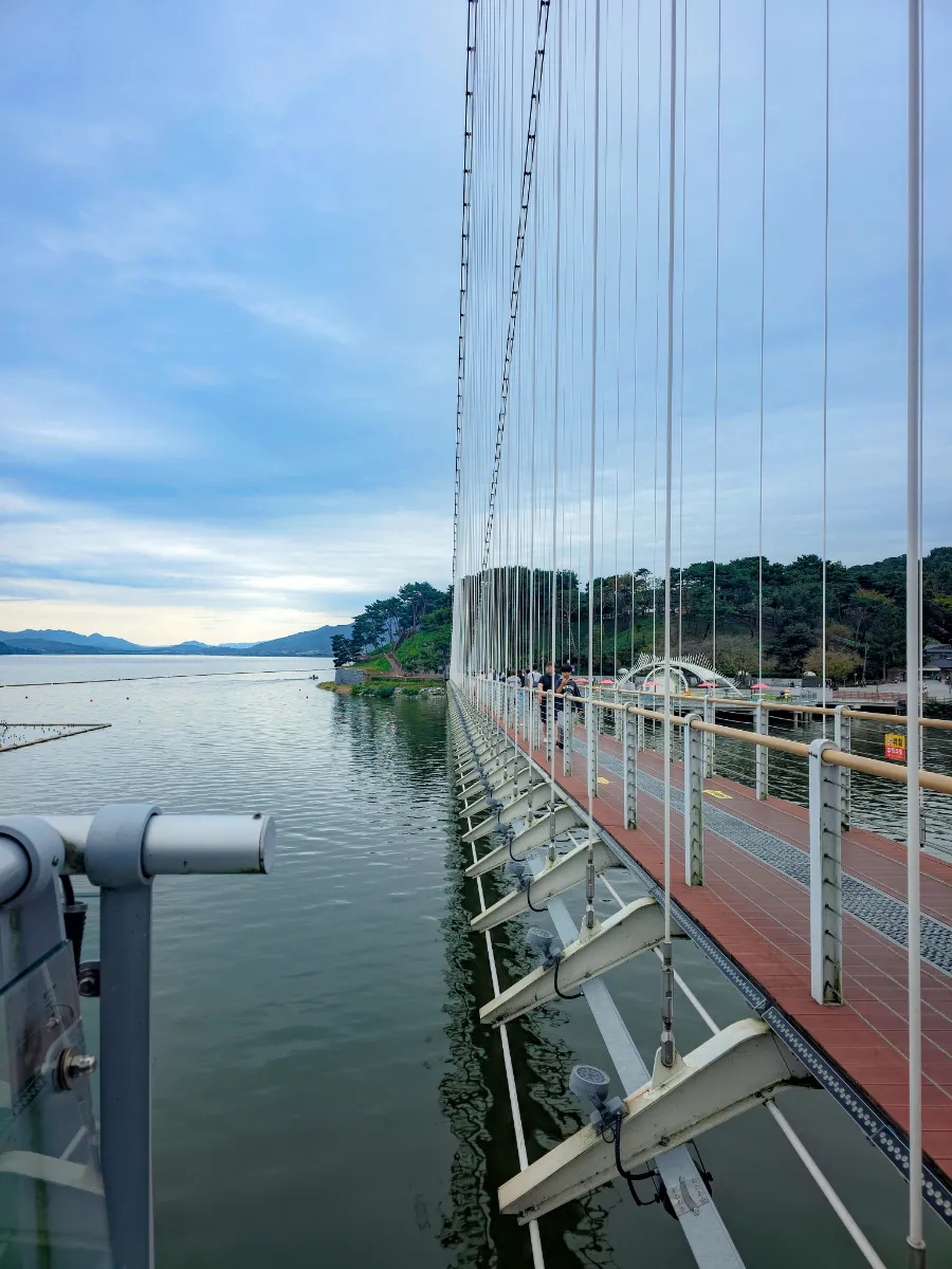 Boryeong Yedang Lake Swing Bridge Musical Fountain Times Boryeong Travel photo 2