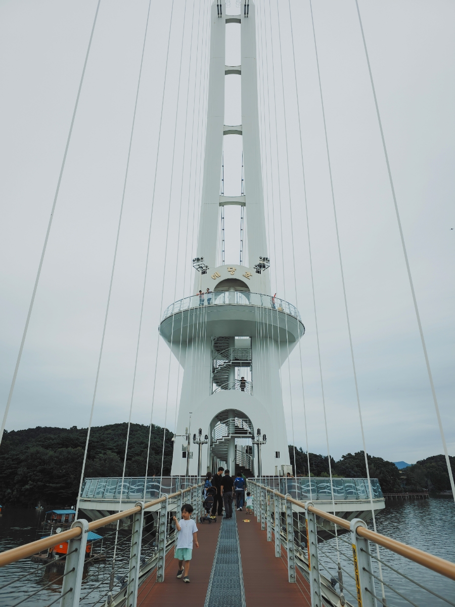 Boryeong Yedang Lake Swing Bridge Musical Fountain Times Boryeong Travel photo 5