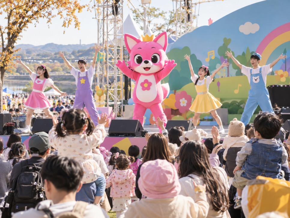 Kids' sing-along show stage