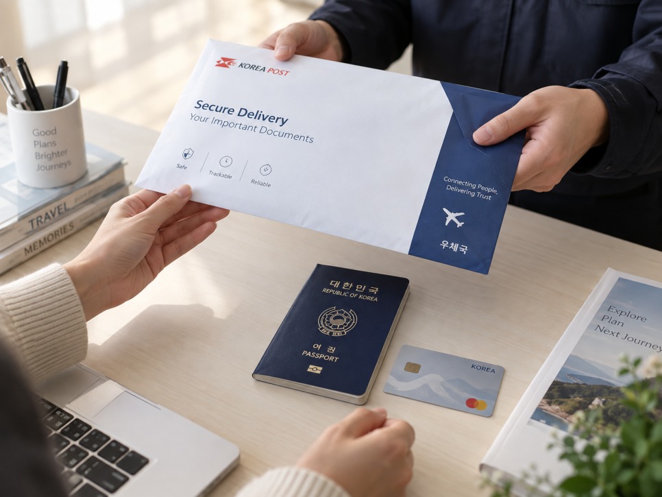 Passport delivery envelope