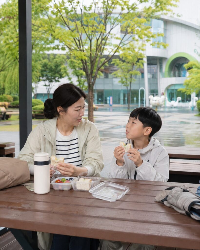 인천어린이과학관 과학관 안에서는 식사할 수 없습니다