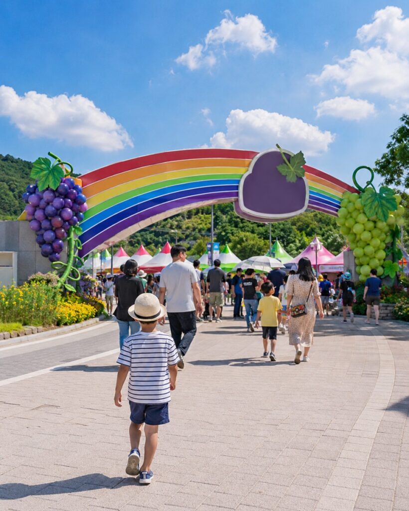 영동포도축제 대표 이미지