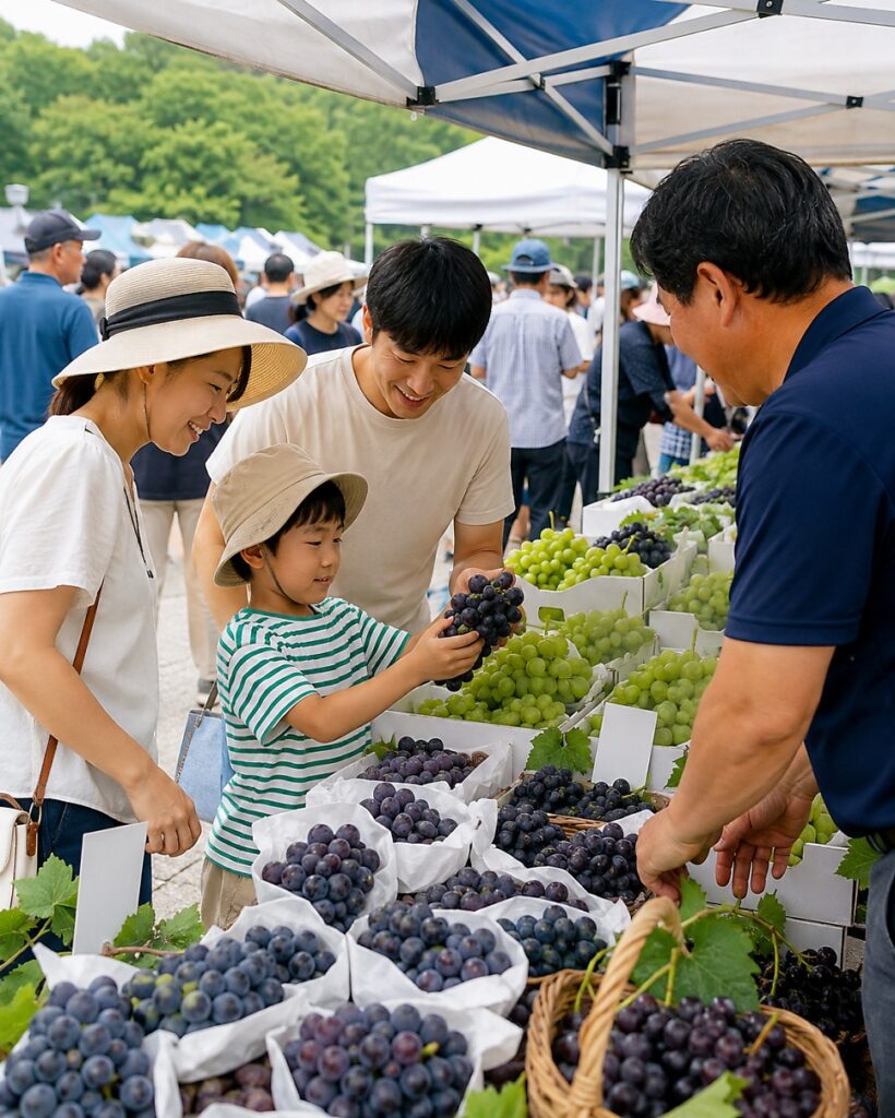 영동포도축제 우리 가족 현실 코스