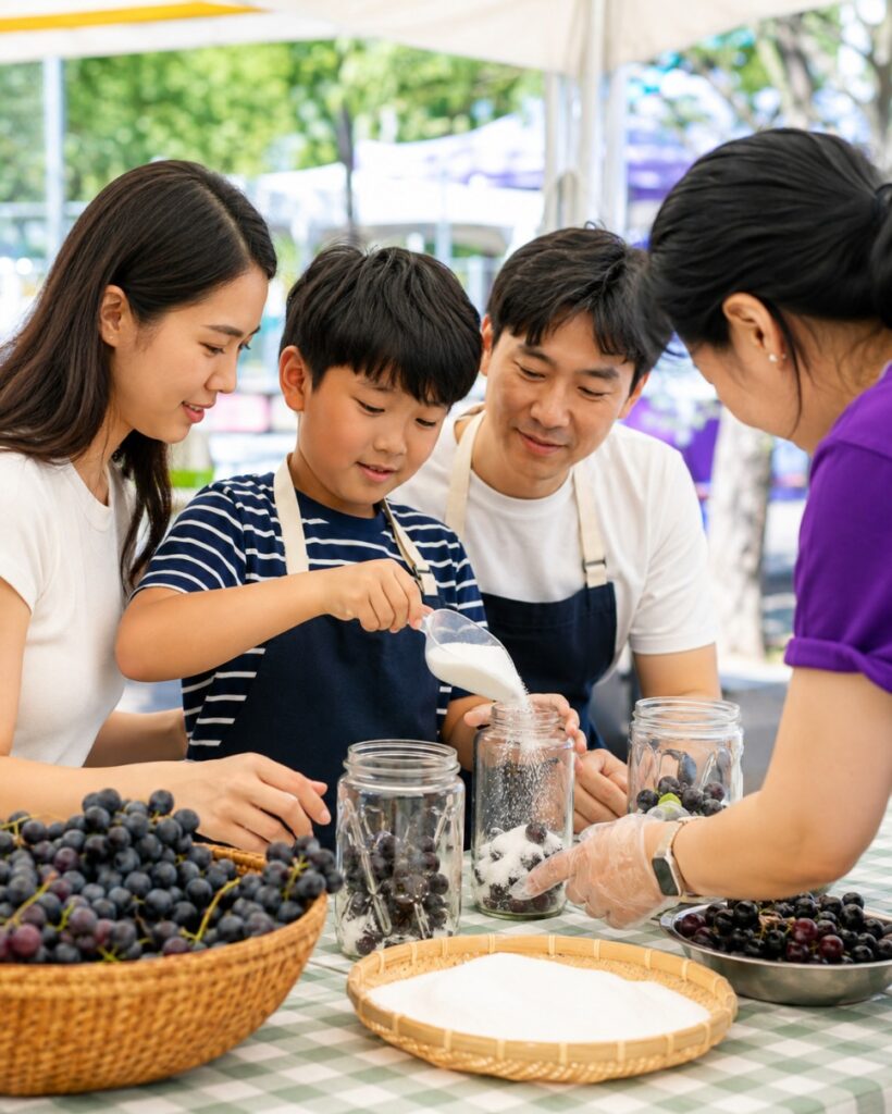 김천포도축제 아이와는 체험 하나, 물놀이 하나면 충분해요
