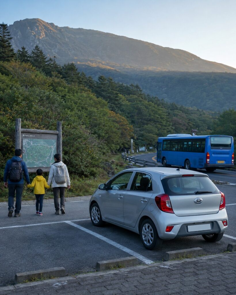 한라산 영실코스 주차와 대중교통