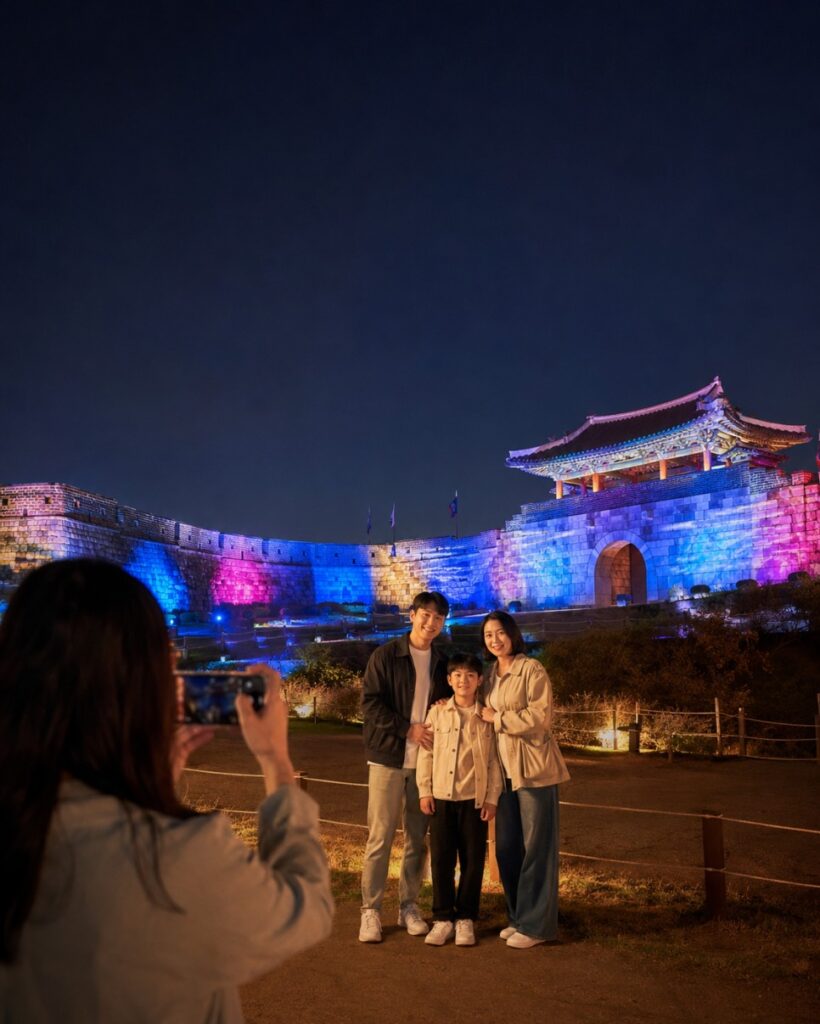 수원화성 미디어아트 주의사항