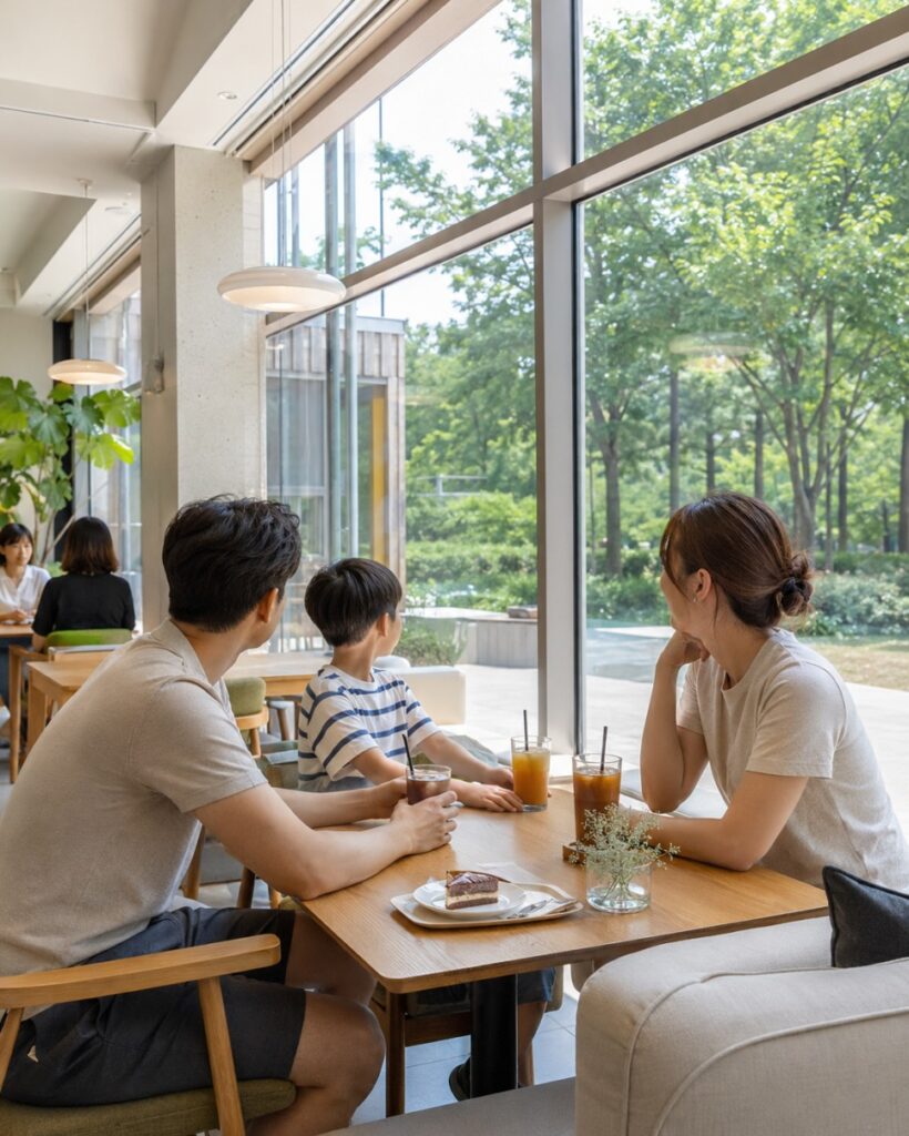 한밭수목원 물놀이장 식사와 감성 카페