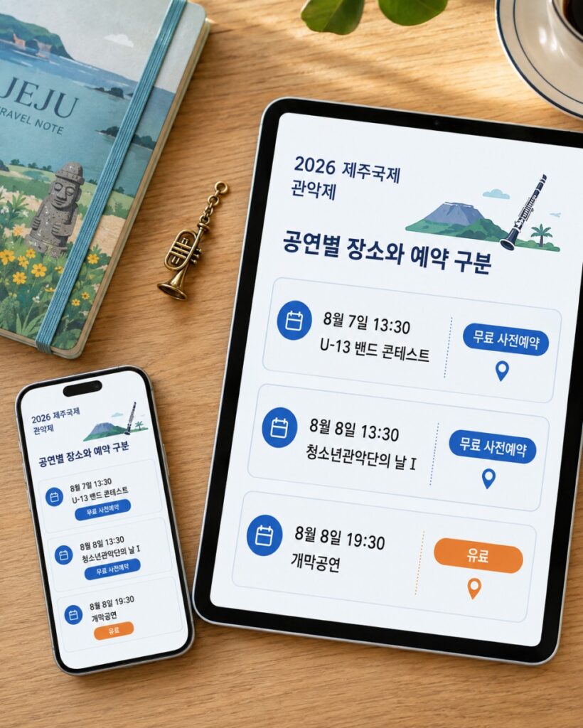 제주국제관악제 제주국제관악제 한눈에 보기