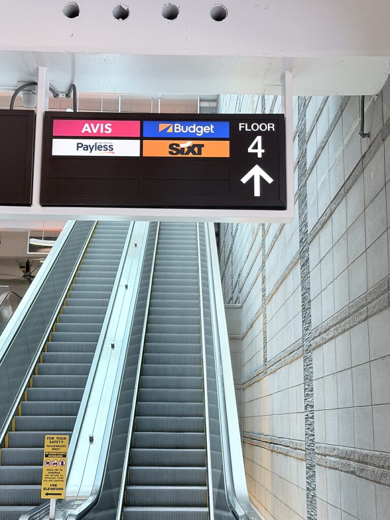 Returning the car at Honolulu airport