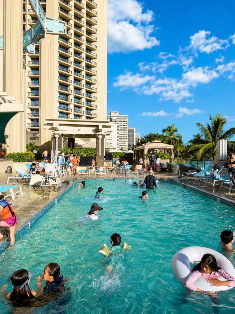 Pool towels and deck