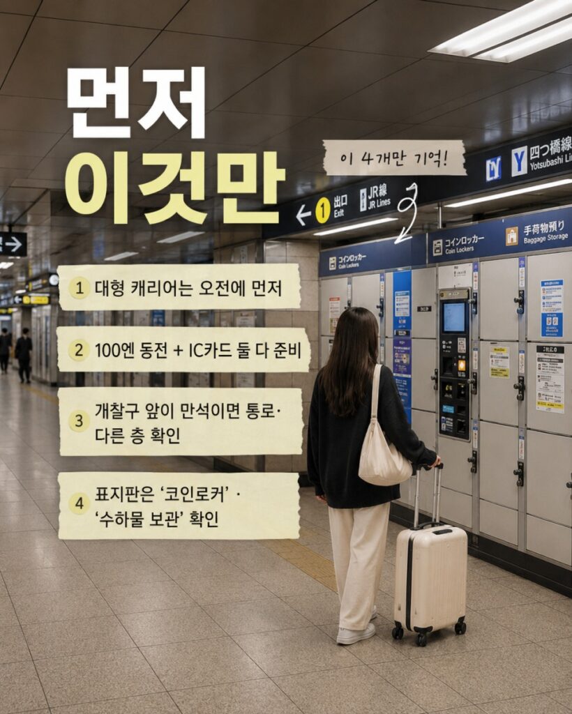 오사카 코인락커 오사카 코인락커 이용 전 먼저 알아둘 것