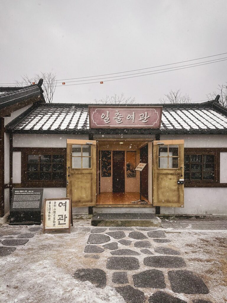 Restored buildings