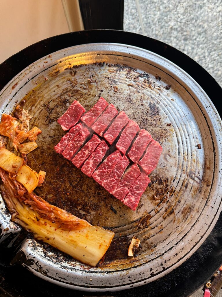 Grilling vegetables