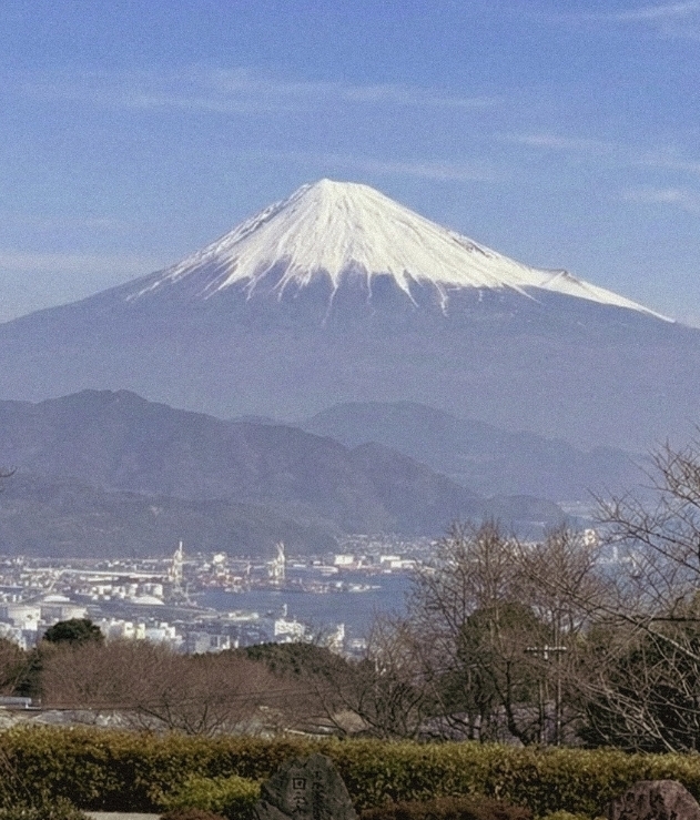 Mount Fuji from the deck
