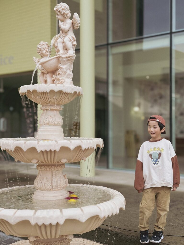 Flower fountain