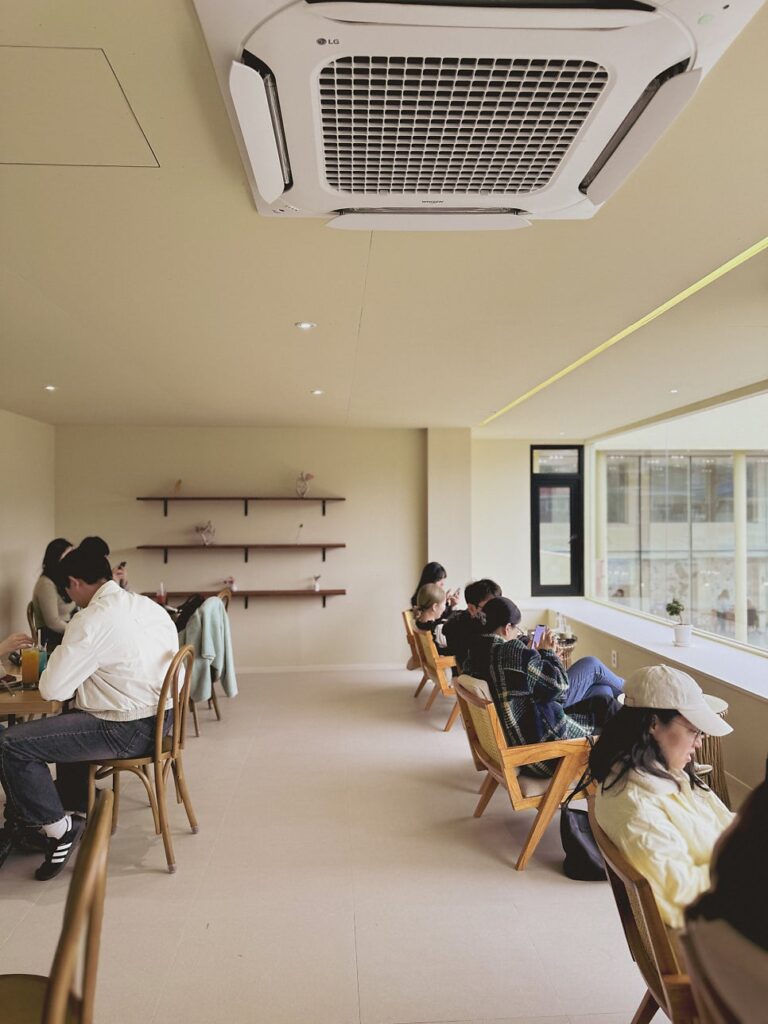 First-floor seating