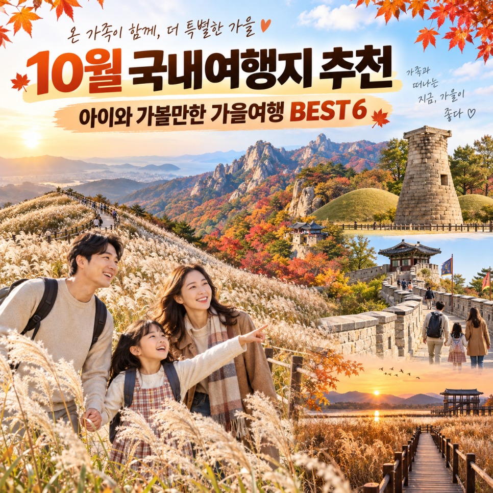 Korea in October: Autumn scenery in Korea