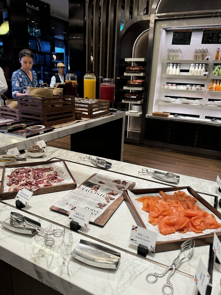 Breakfast spread