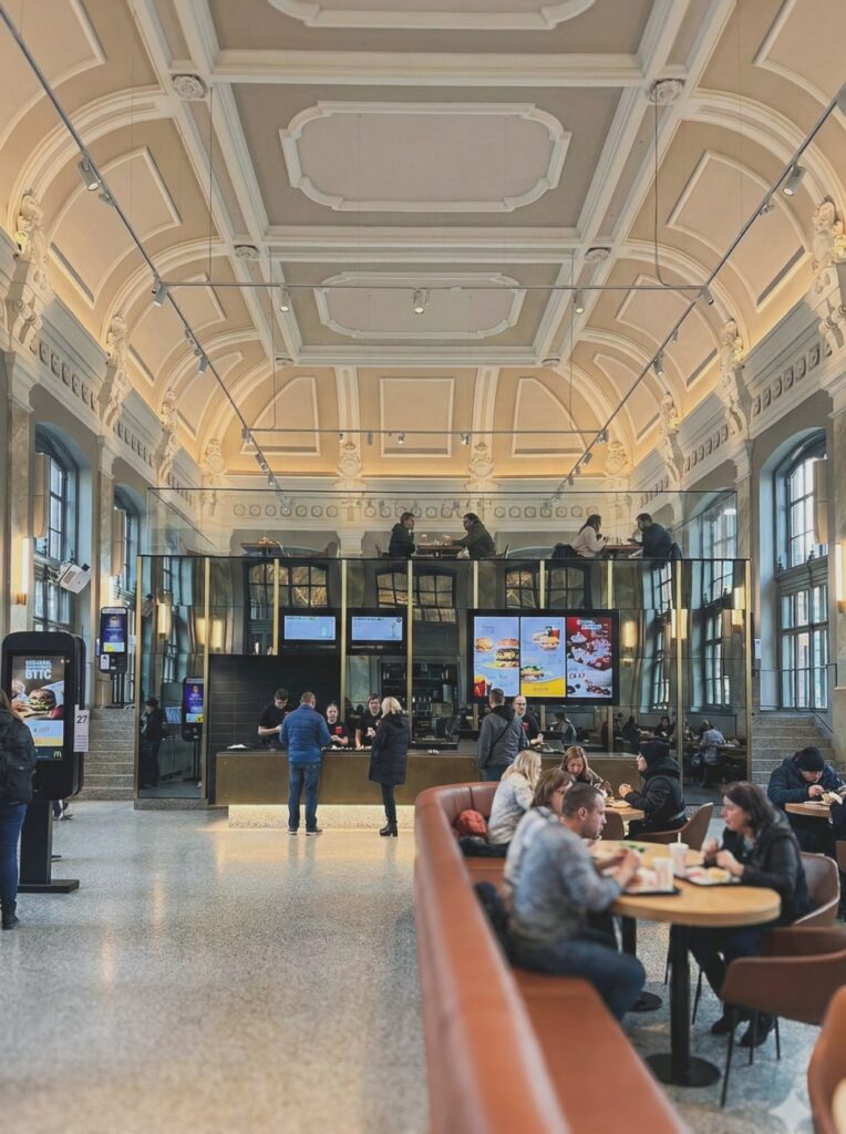 Inside Nyugati Station