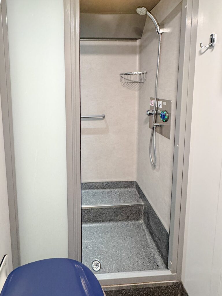 Corridor of the sleeper car
