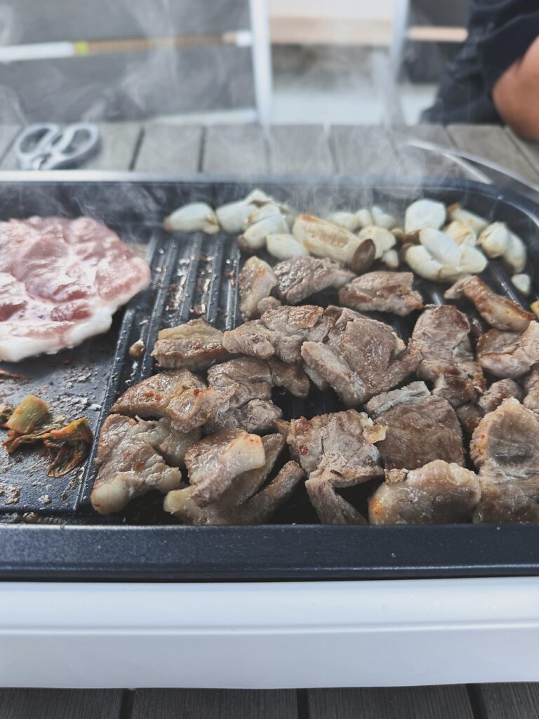 Barbecue dinner