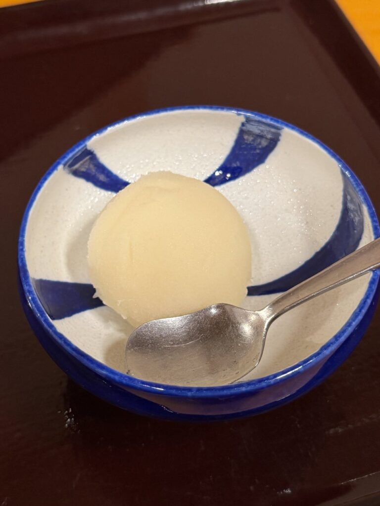신시요우 료칸 가이세키 미즈모노, 디저트