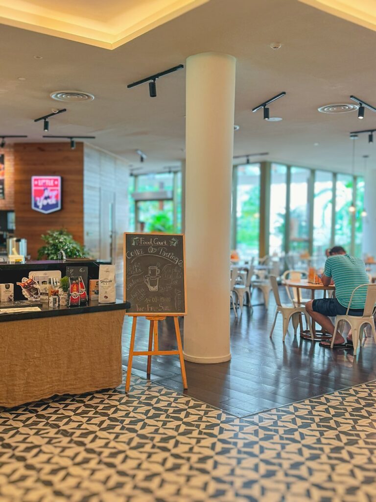 Food court entrance