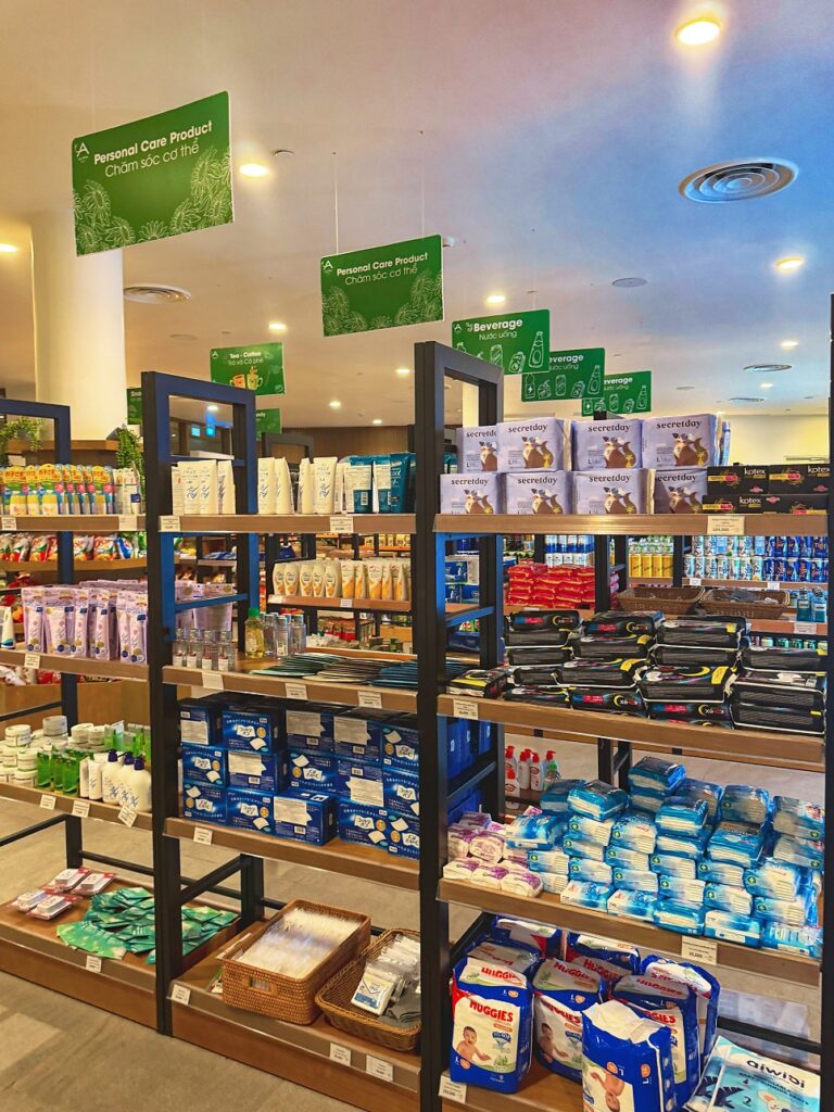 Mart shelves