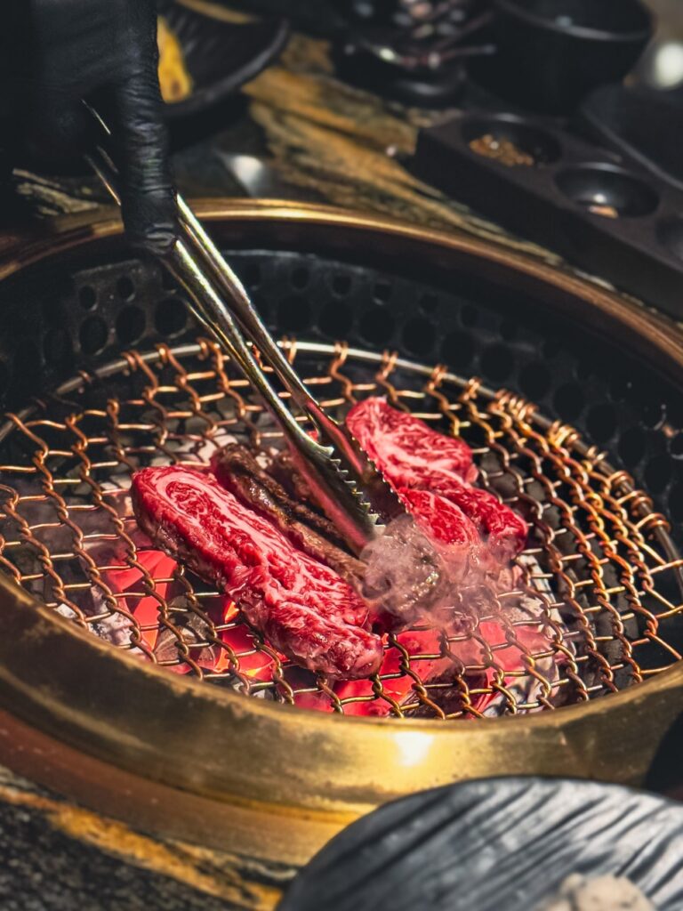 Grilling at the table