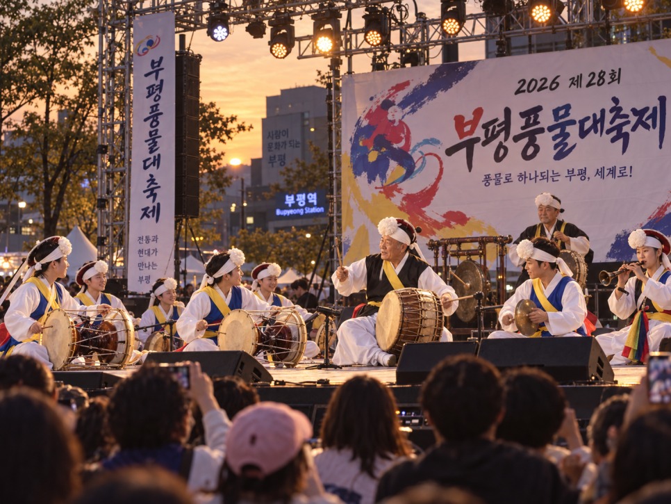 Closing concert on the main stage at night