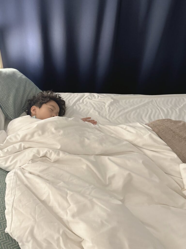 프레지던트 호텔 하카타 오래되었지만 세심하게 관리된 객실