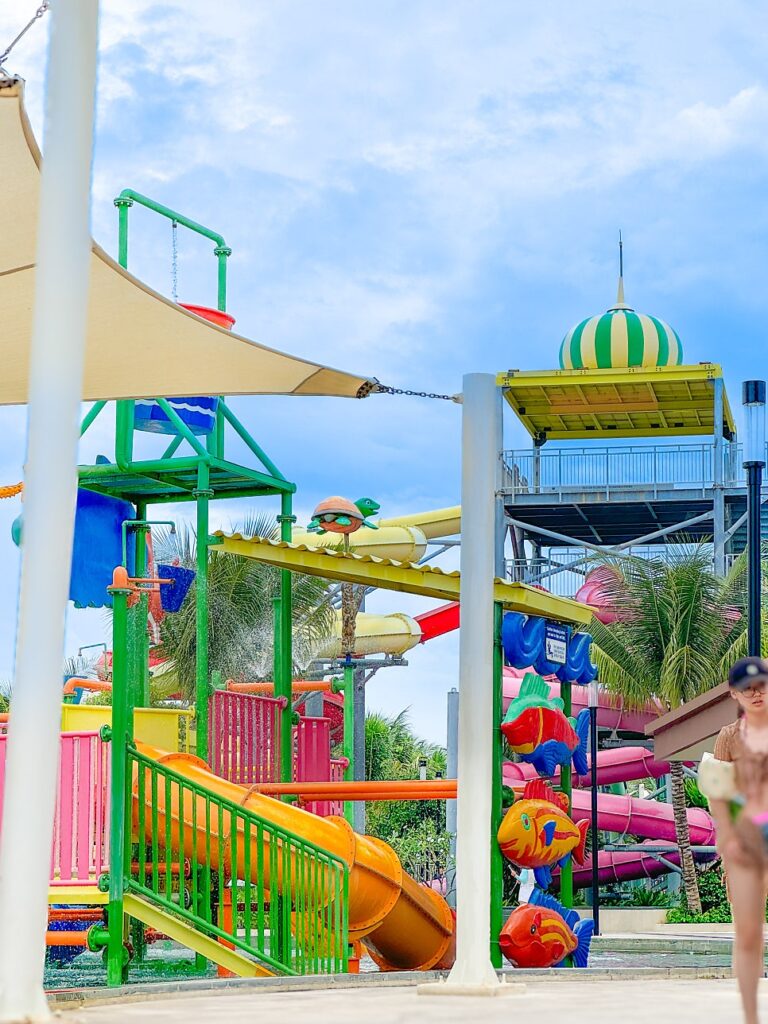 Slide tower