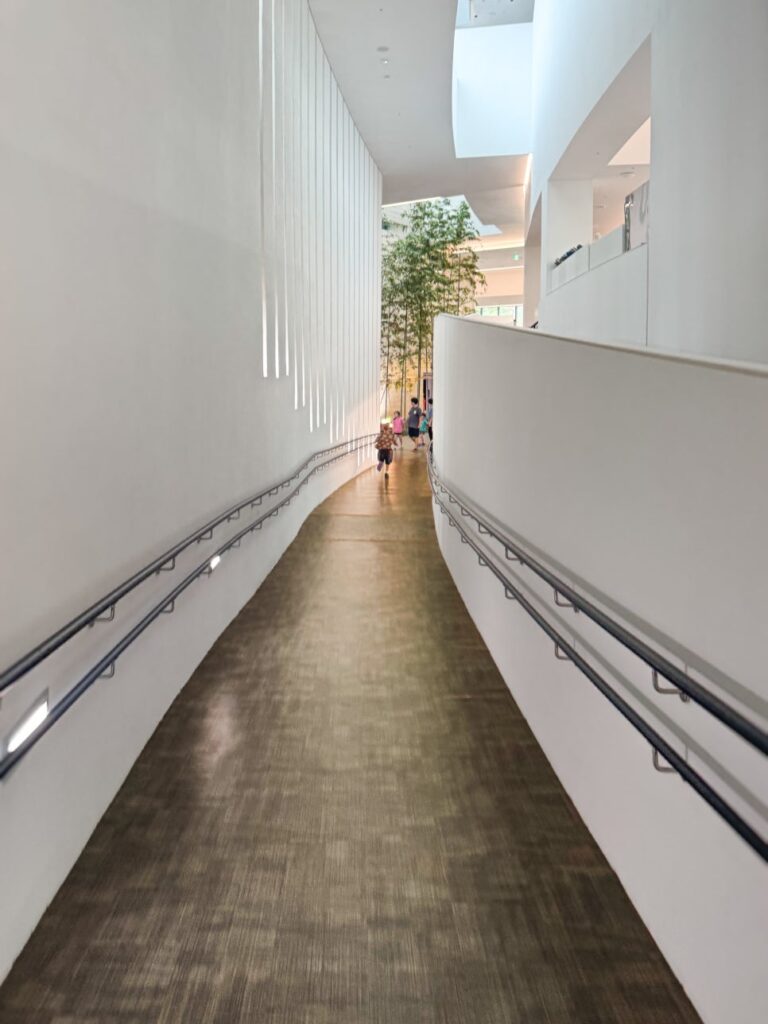 Healing center exit