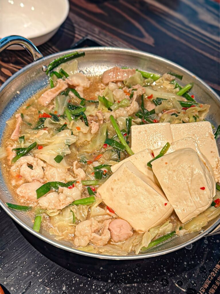 Hot pot served