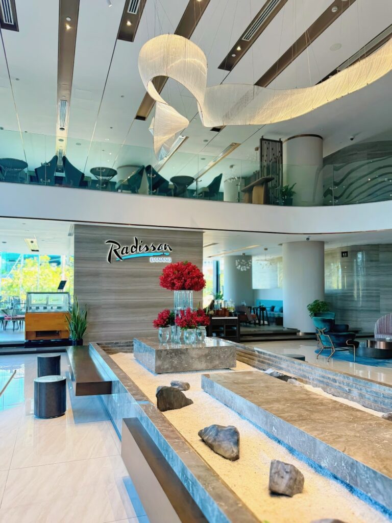 Beachfront location