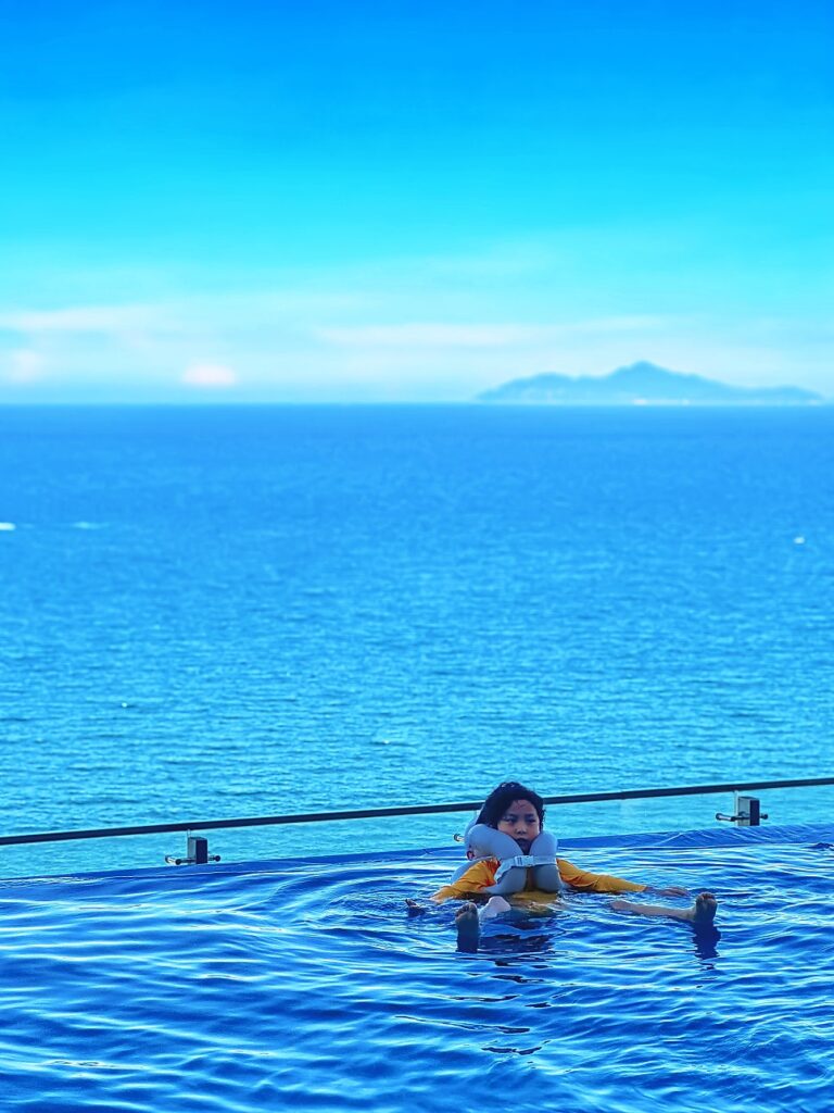 Swimming with a view