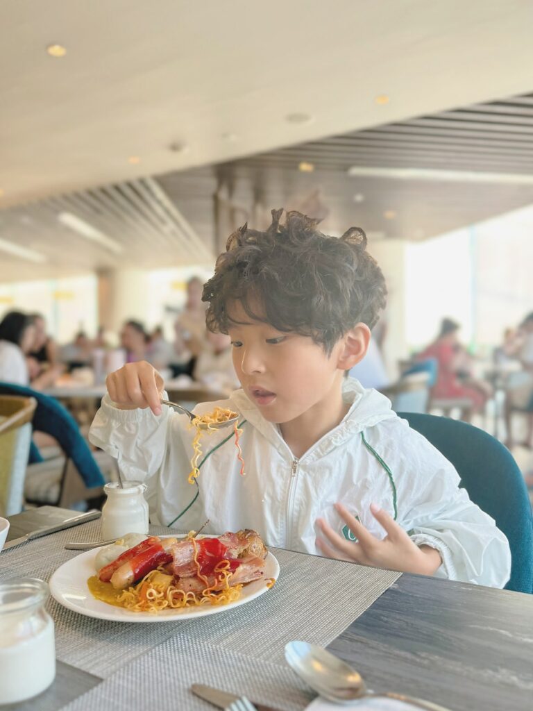 Breakfast table