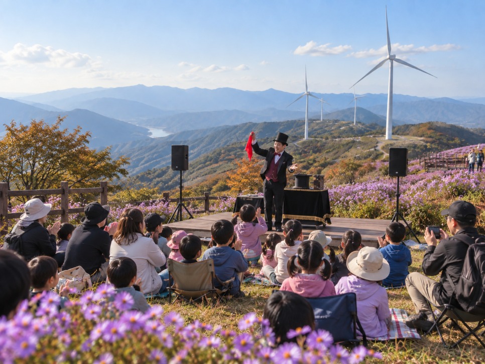 Sunset hill concert at the Gamaksan festival
