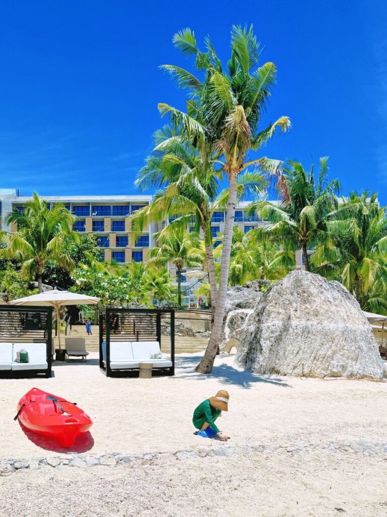 Kids in the sand pool