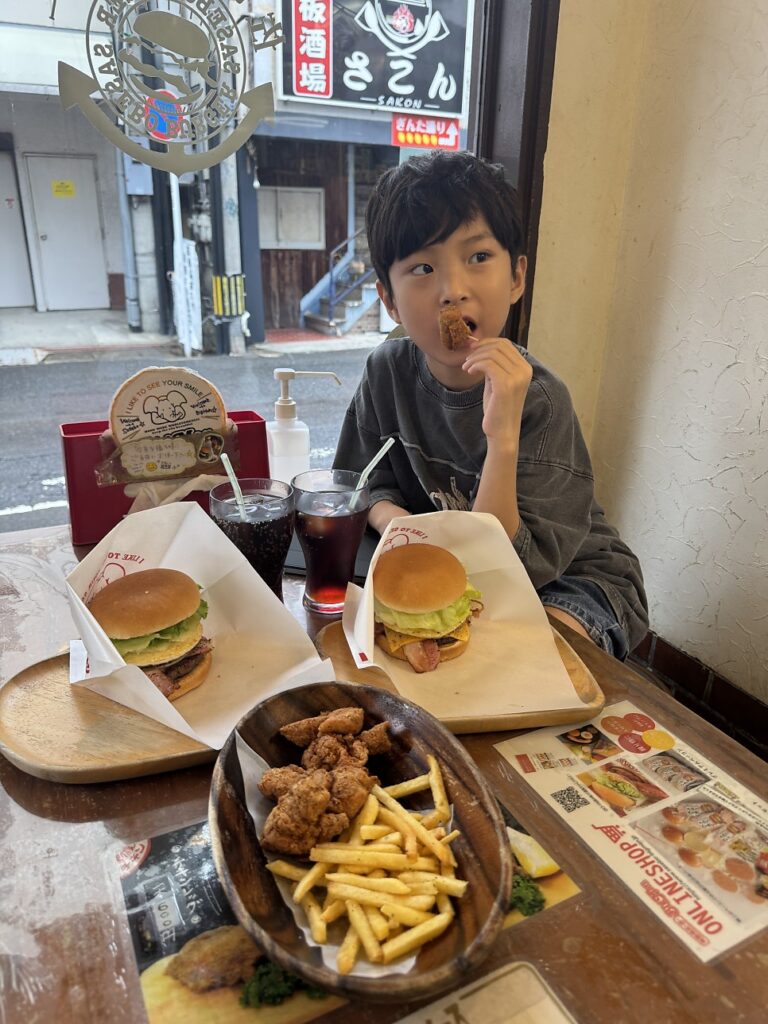 Fries and chicken