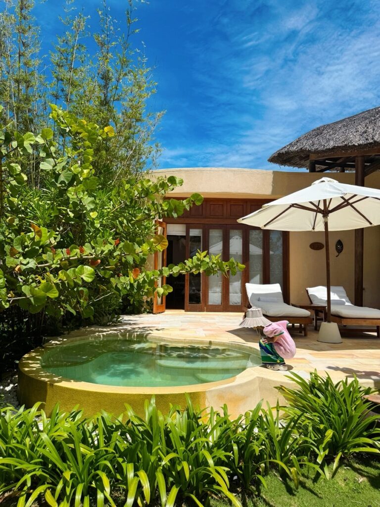 Villa pool view