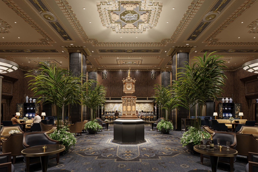Hotel lounge