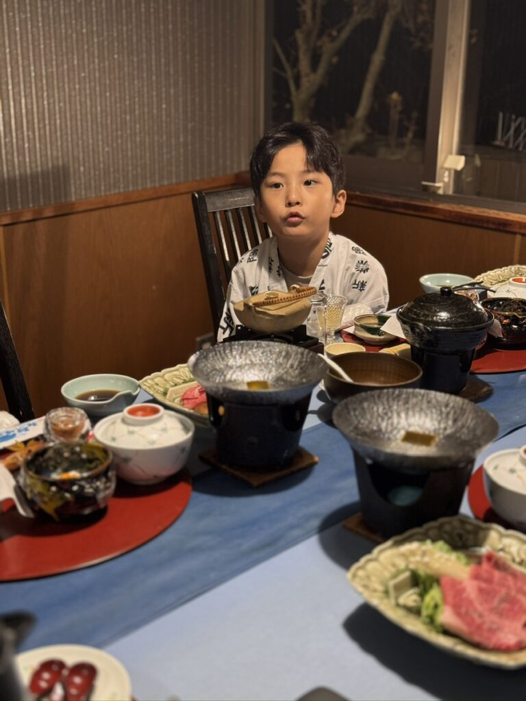 신시요우 료칸 가이세키 디너 체험