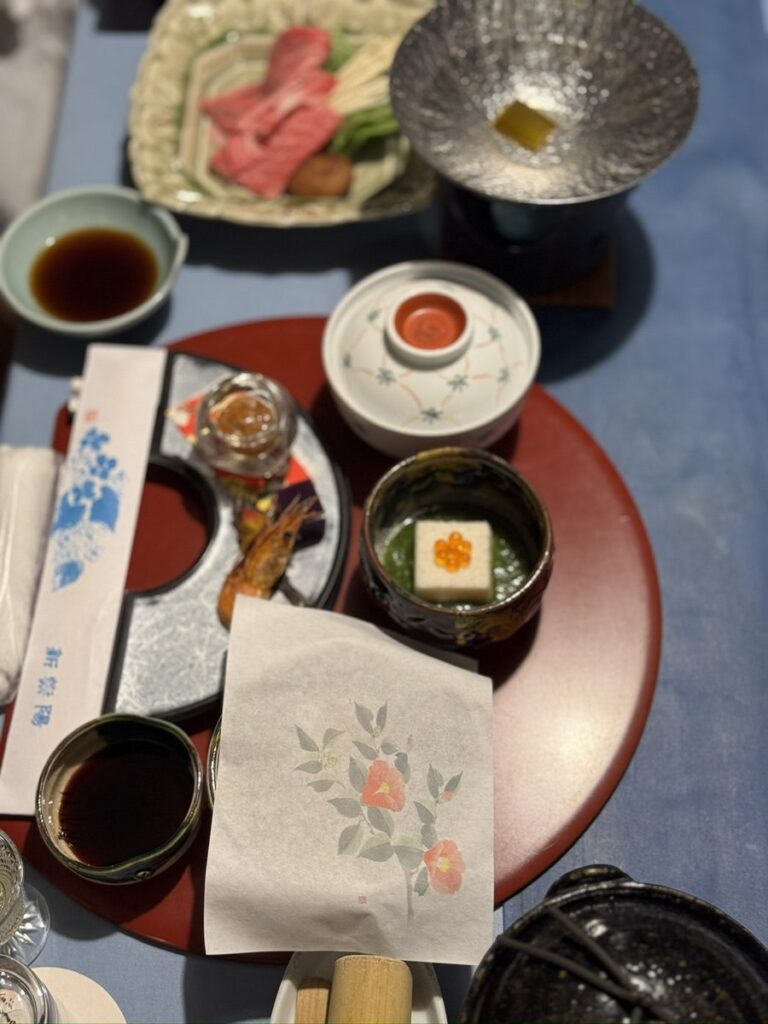 신시요우 료칸 가이세키 디너 체험