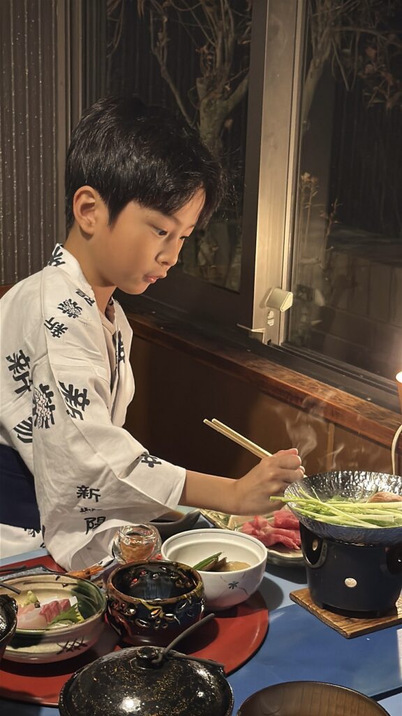신시요우 료칸 가이세키 디너 체험
