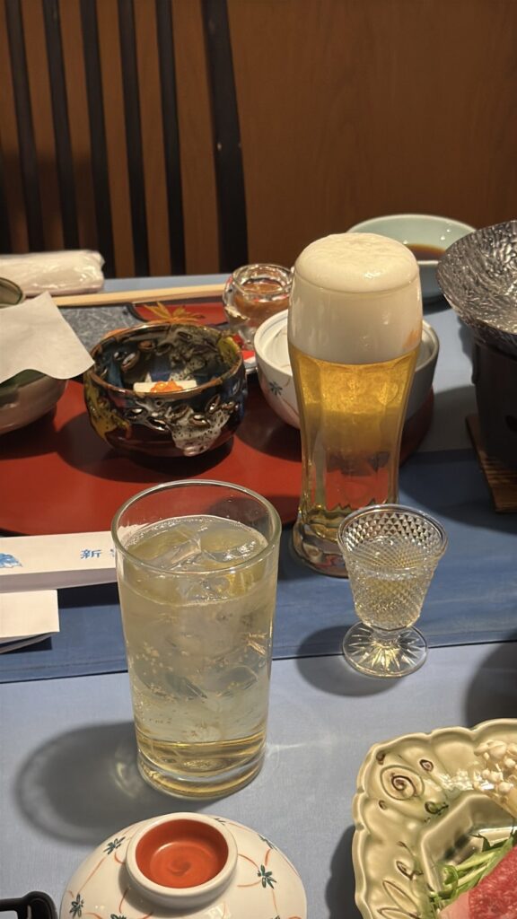 신시요우 료칸 가이세키 디너 체험