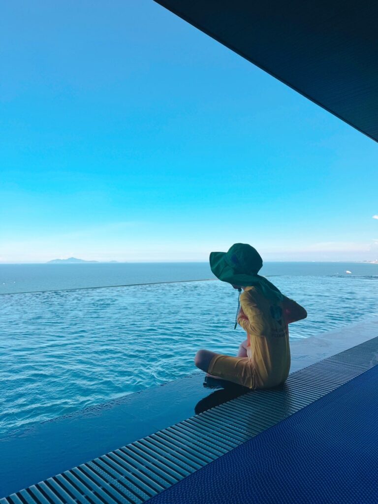Rooftop pool