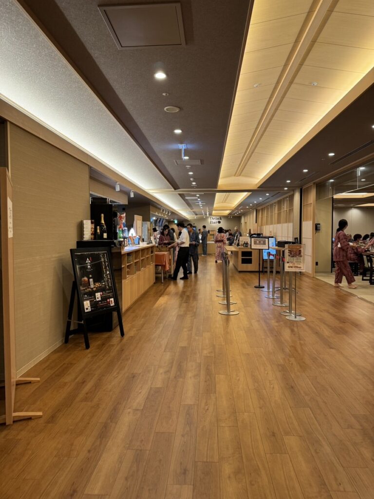 도요스 만요클럽 석식과 조식 뷔페