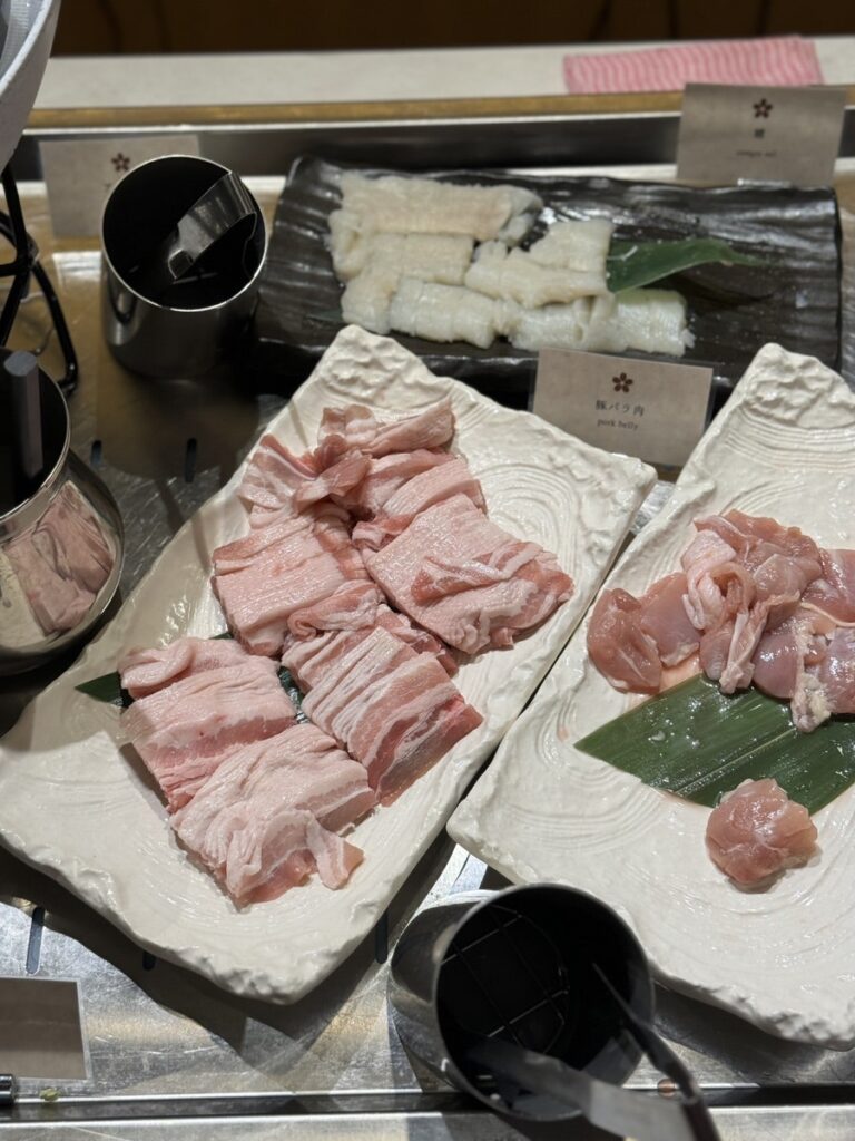도요스 만요클럽 석식과 조식 뷔페